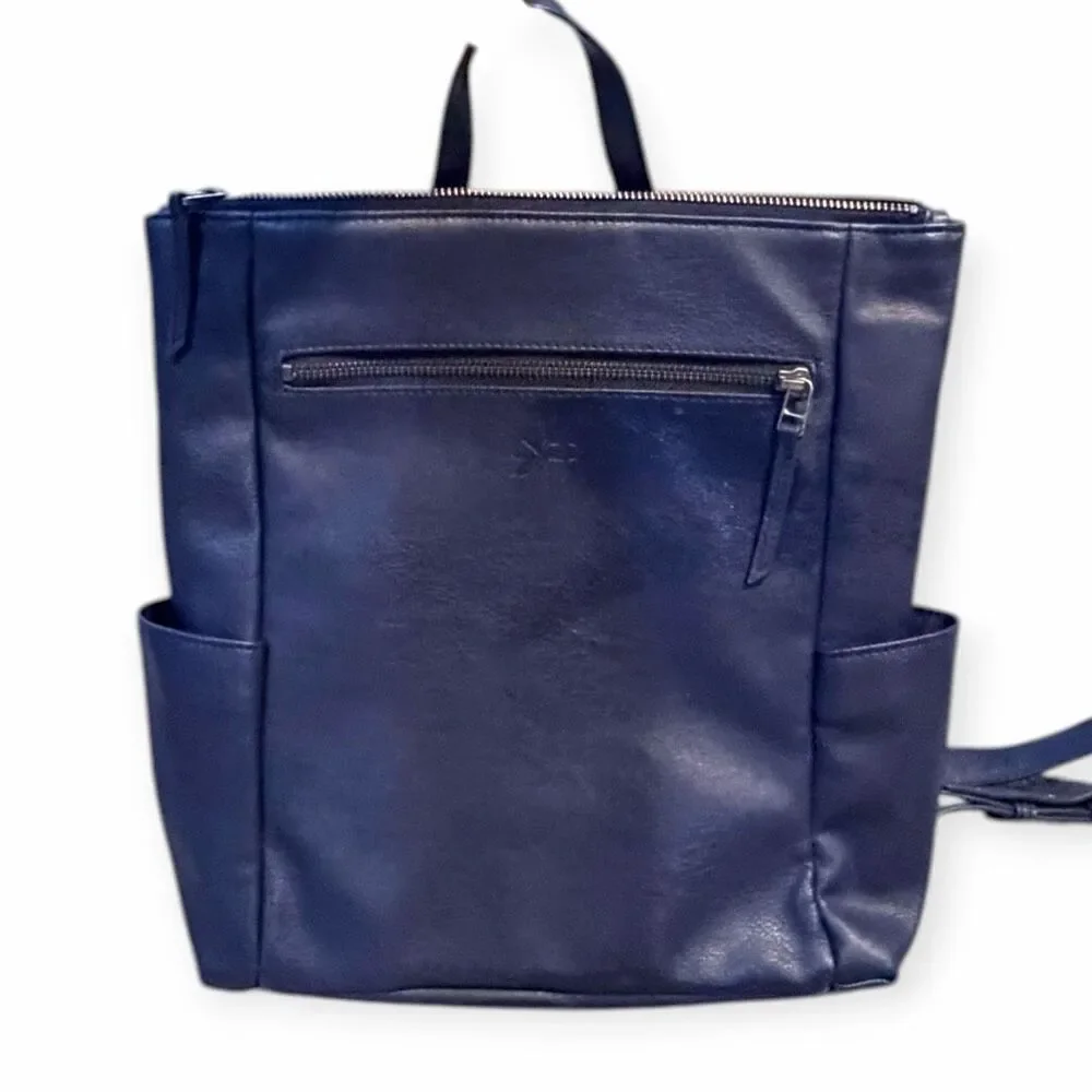FRESHLY PICKED Women’s Navy Blue Minimal Diaper Bag Backpack